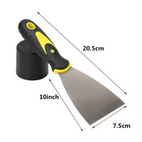 Nettoyage de sol outils de construction bois poignée en plastique couteau à mastic en acier inoxydable