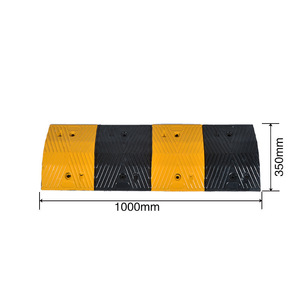Limiteur de vitesse en caoutchouc rainuré haute visibilité et durable pour <span class=keywords><strong>la</strong></span> sécurité routière extérieure à 15-25 mph <span class=keywords><strong>sur</strong></span> les pentes - Product Image 6