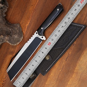 Cuchillo de Bolsillo Táctico de Alta Calidad para Uso Diario (EDC), Personalizable, Mango de Madera OEM, Funda de Cuero, Acero Inoxidable de Grado DIY - Product Image 6