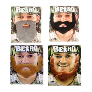 Disfraz de barbas falsas, disfraz de bigote para anciano, barba de Jesús, accesorios divertidos para el <span class=keywords><strong>cabello</strong></span> Facial de Halloween para fiesta, suministros de Cosplay - Product Image 1