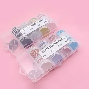Nuevos 80 Discos de Papel de Lija con Broca Metálica para Uñas de 0.98 Pulgadas - Repuesto de Brocas para Taladro de Uñas para Pedicura y Manicura - Product Image 6