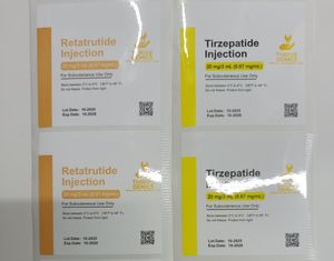 Maßgeschneiderter Starkhaftender Drahtkleber Dreifarbiger Farbverlauf Druck Leichte Beschichtung Injektionsstift Rollenetikett Aufkleber - Product Image 3