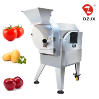 DZJX Commerciële Automatische Elektrische Motor Appel Ui Fruit Groente Snijmachine 380V Aanpasbare Vermogen 1 Jaar Garantie
