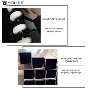 कस्टम स्टोन पुश पुल और शोरूम डिजाइन के साथ प्रीमियम स्लाइडिंग कक्षीय स्लैब रैक - Product Image 3