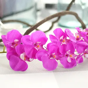 11 teste decorazione della casa 8 colori disponibili seta artificiale Real touch fiori di orchidea all'ingrosso