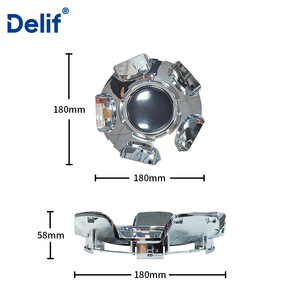 Delif Wheel Cap 180mm Electroplated Silver For Chevrolet GMC - Product Image 1