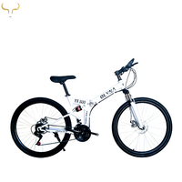 Vélo pliant en titane de 22 et 24 pouces pour hommes à bas prix avec cadre léger Vélo de montagne OEM supportant 27 vitesses disponibles