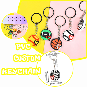 Thời trang 2d3d <span class=keywords><strong>Key</strong></span> chủ llavero Quà tặng khuyến mãi Móc Chìa Khóa cá nhân Keyring thiết kế tùy chỉnh PVC Keychain - Product Image 1