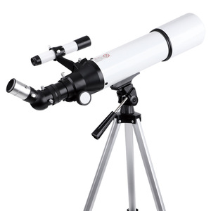 80mm Astronomisches Teleskop Optische Lupe Hoch auflösender Reflektor Star Finder mit Stativ Intelligent Search Scope 80600 - Product Image 4