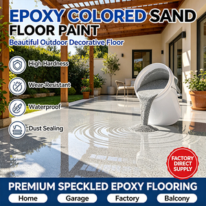 <span class=keywords><strong>Peinture</strong></span> de <span class=keywords><strong>sol</strong></span> auto-nivelante en sable coloré époxy, texture marbre pour les intérieurs résidentiels de luxe - Product Image 3
