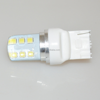 Ampoule de voiture clignotante blanche, rouge, jaune, bleue, stroboscopique T20 7440 12 LED, feu de signalisation 12SMD, feu arrière, clignotant, marche arrière, feu de freinage 7440