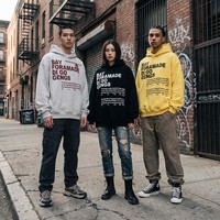 Hoodie Oversize Boxy en Coton 330 g/m² à Lettres Superposées, Imprimé Intégral, OEM pour Détaillants E-commerce Mondiaux, MOQ 50 pièces