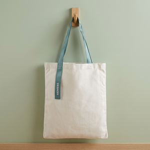 Sac fourre-tout en toile Siemens, taille moyenne, vert, avec poignée d'épaule, fermeture éclair, réutilisable, usage quotidien - Product Image 1