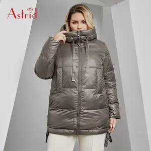 New Arrival Winter Large Size Thick Coat Windproof Fashion Hooded Long Sleeve Plus Size Coats