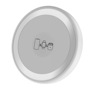 Chargeur sans fil magnétique 3 en <span class=keywords><strong>1</strong></span>, charge rapide 15W, type-C, chargeur sans fil portable rond, logo personnalisé, cadeau, vente chaude 2026 - Product Image 1