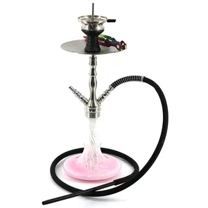 Shisha Hookah en acier inoxydable, solide, 1 pièce, mode allemande, Chicha, nouveau modèle