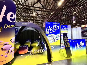 Sofa tiup Tentspace dengan desain bermerek untuk promosi cetak kustom acara olahraga luar ruangan - Product Image 6