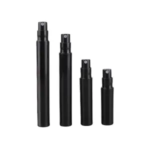 MINI 5ml 10ml 20ml 30ml 50ml mattschwarze Sprüh pumpen flaschen aus Kunststoff für Parfüm flaschen