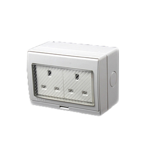 Ip55 không thấm nước 1 gang 13A chuyển đổi ổ cắm hộp bìa Ổ cắm điện Thiết bị chuyển mạch anh khả năng tương thích sẵn sàng chứng khoán tường Outlet - Product Image 4