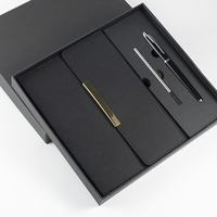 Set de Regalo de Cuaderno de Alta Calidad con Diseño Personalizado, Tamaño A5, para Reuniones de Negocios y Notas Diarias