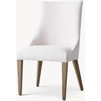 Chaise de salle à manger Rh Black Farmhouse scandinave contemporaine en bois massif et rotin, mobilier de maison avec coussin rembourré en cortex amovible