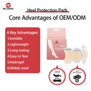 Plester Hidrogel Hidrokoloid Perekat Sendiri untuk Meredakan Nyeri Tumit dan Kaki, Anti-Aus, Tahan Air, Penghilang Rambut, dan Perawatan Luka - Product Image 1