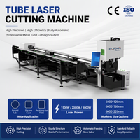 Mesin Pemotong Laser Tabung Otomatis untuk Fabrikasi Logam Furnitur, Pemotongan Laser Pipa Stainless Steel Bulat dan Persegi
