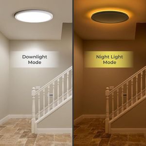 Ultraflache Moderne Dimmbare RGB-Profil 3-Stufen <span class=keywords><strong>LED</strong></span>-Deckenleuchte mit Fernbedienung für Schlafzimmer, Küche & Wohnzimmer - Product Image 4