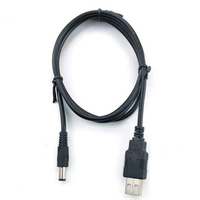 Cable de alimentación USB a CC, 5525, 12V, entrega rápida de fábrica