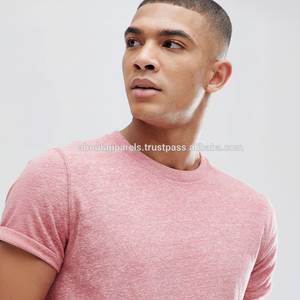 Camisetas personalizadas de algodón para hombre, camisas de fabricante de ropa turca con cuello en V liso, Jersey con patrón personalizado informal en blanco - Product Image 1