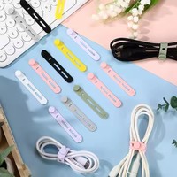 Cordon universel réutilisable en silicone pour téléphone, attache-câble, attache, boucle, organisateur de câble, appareils électroménagers, stockage de fil