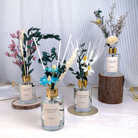 Diffuseur de parfum d'ambiance de luxe 120 ml à bâtonnets, diffuseur d'huiles essentielles décoratif pour la maison