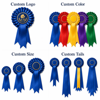 Rubans de récompense personnalisés pour concours hippique, médailles, badges de gagnant en satin équestre avec impression de logo