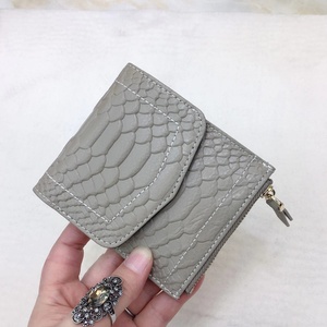 Boshiho Customized Animal Print <b>Card</b> <b>Holder</b> Purse Snake Skin Fashion Leather Wallet <b>Card</b> <b>Holder</b> for Women - Product Image 3
