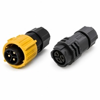 Connecteur circulaire étanche M19 multi-prises pour transmission de signal et d'alimentation, prise mâle/femelle USB à montage sur panneau pour éclairage LED de culture