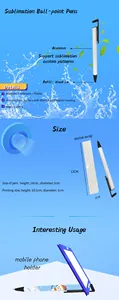 Wholesale Sublimation Blanks Black Ink Custom Maker Gel Stylus Custom Pens