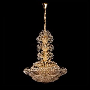 Bán buôn sang trọng bạc vàng trang trí đám cưới Đèn Led Pha lê đèn chùm ánh sáng mặt dây chuyền - Product Image 5