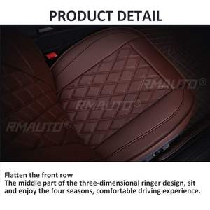 Fundas Universales para Asientos de Auto, de Cuero PU, Juego de Fundas para Asientos de Coche, Aptas para la Mayoría de los SUV, Protector de Asientos, Accesorios para Auto - Product Image 6