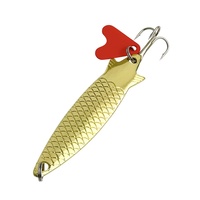 Yousya Ensemble d'hameçons à trois branches en métal, motif écailles de poisson bionique, avec paillettes pour leurres vivants, pour la pêche au crappie et au bar