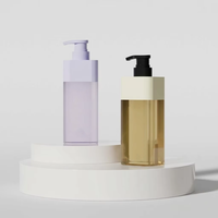 Emballage personnalisé de flacon pompe en PET pour lotion, shampoing, gel douche, contenants cosmétiques 300ml 500ml 720ml
