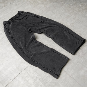 2026 New Streetwear 400 GSM High Quality 100% Cotton <b>Oversize</b> Fit Heavyweight Fabric Vintage Men's <b>Sweatpants</b> - Product Image 3