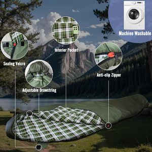 Fabbrica OEM mummia <span class=keywords><strong>sacco</strong></span> <span class=keywords><strong>a</strong></span> <span class=keywords><strong>pelo</strong></span> invernale <span class=keywords><strong>a</strong></span> <span class=keywords><strong>0</strong></span> gradi in morbido cotone imbottito per adulti - Product Image 3