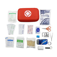 Boîte de rangement rigide en EVA rouge, trousse de premiers secours, accessoires d'étanchéité pour l'extérieur, masques, équipement de survie et de sécurité d'urgence