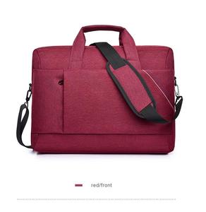 Sac à bandoulière pour ordinateur portable pour femme, sac messager léger grande capacité, sac fourre-tout et porte-documents décontracté de couleur unie - Product Image 2
