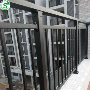 Wettbewerbs fähiger Preis Schmiedeeisen Balkon geländer Outdoor Metall geländer