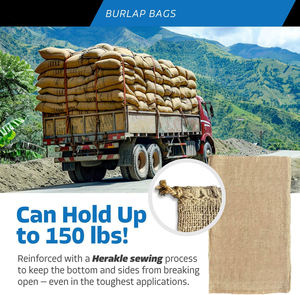 Grand sac en toile de jute en gros, sacs de culture pour plantes, sacs de culture de légumes, sacs en toile de jute, sacs à pommes de terre, sacs de course en toile de jute - Product Image 2