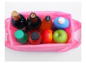 Sac de courses pliable personnalisé en nylon, écologique, lavable, imperméable et réutilisable, idéal pour la supermarché - Product Image 3