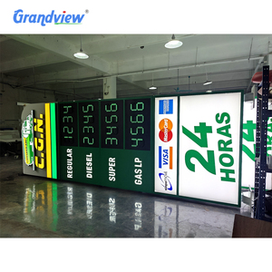 Panneau de signalisation de station-service <span class=keywords><strong>à</strong></span> LED, panneau d'affichage des <span class=keywords><strong>prix</strong></span> du carburant, <span class=keywords><strong>tour</strong></span> publicitaire extérieure, panneaux directionnels - Product Image 2