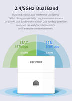 Comfast CF-E550AC 1200 Mbps Point d'accès Wi-Fi mural alimenté par PoE, prolongateur de portée, mini amplificateur portable, routeur réseau en stock