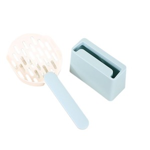 Pala para Arena de Gatos de Colores Pastel Barata al por Mayor de Fábrica, Pala Multicolor para Arena de Gatos con Soporte - Product Image 5